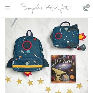 Space backpack and lunch box